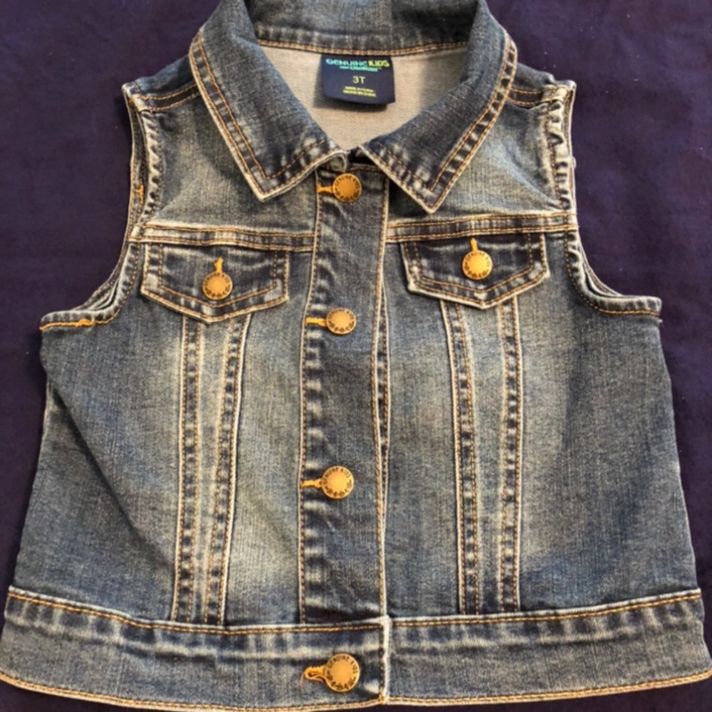 Genuine Kids From OshKosh Denim Vest